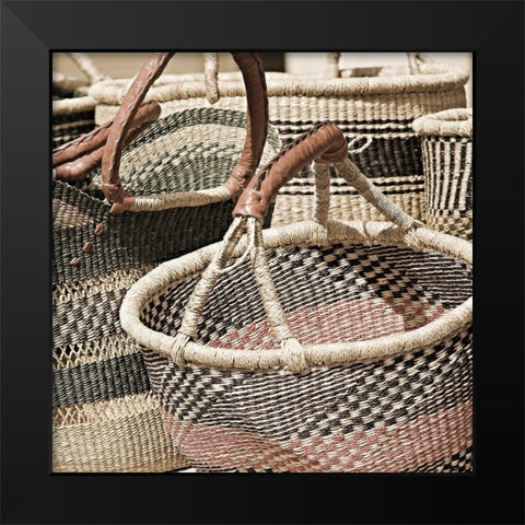 Crafty 1 Black Modern Wood Framed Art Print by Lewis, Sheldon