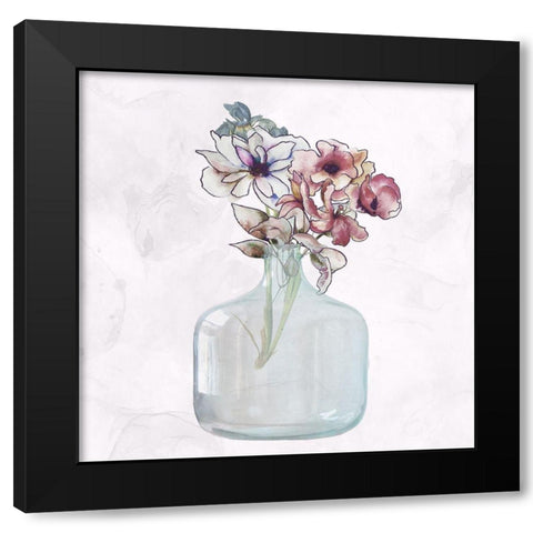 Fresh Cut 2 Black Modern Wood Framed Art Print with Double Matting by Lewis, Sheldon