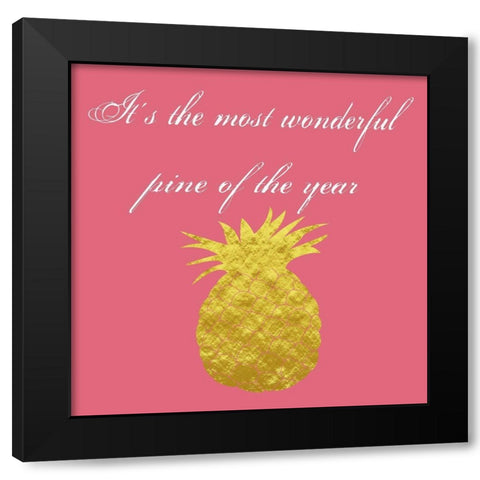 Wonderfil Pine Black Modern Wood Framed Art Print by Lewis, Sheldon