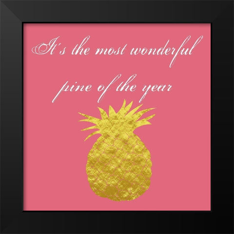 Wonderfil Pine Black Modern Wood Framed Art Print by Lewis, Sheldon