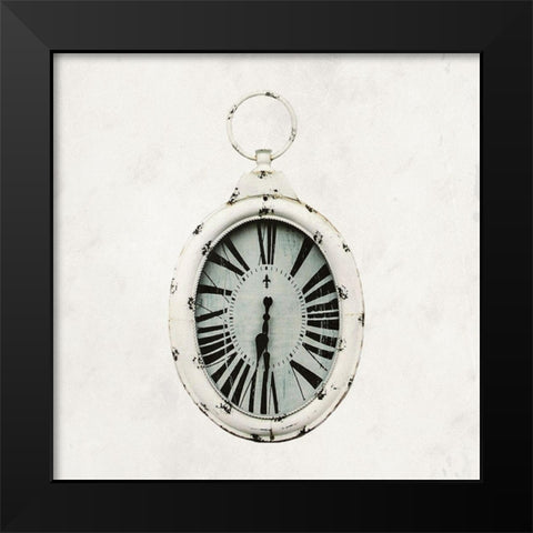 Time Traveler Black Modern Wood Framed Art Print by Lewis, Sheldon