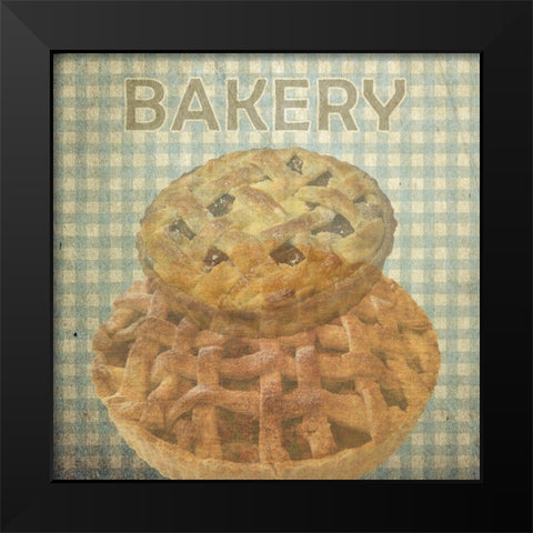 Bakery Black Modern Wood Framed Art Print by Lewis, Sheldon