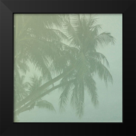 Palm Grove Black Modern Wood Framed Art Print by Lewis, Sheldon
