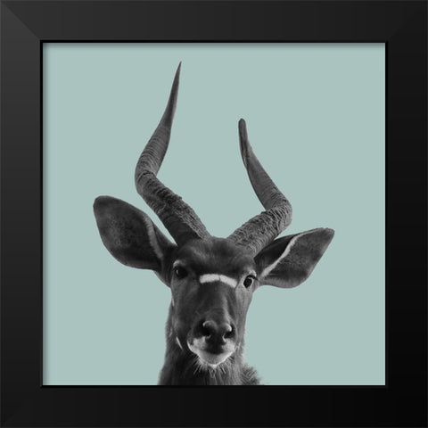 Heads Up Black Modern Wood Framed Art Print by Lewis, Sheldon