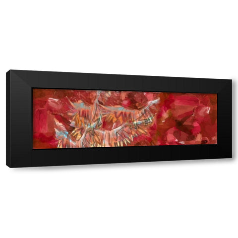 Red And Wings Black Modern Wood Framed Art Print by Butcher, Sarah