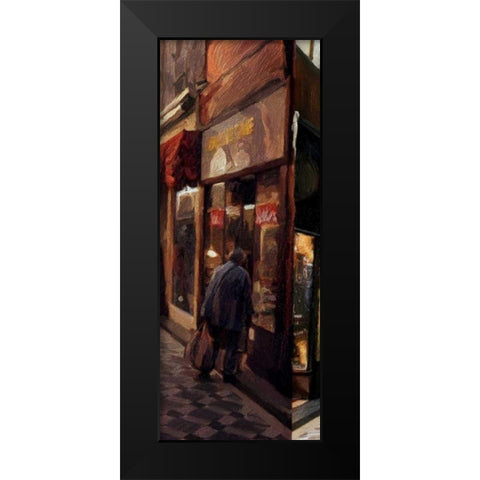 Alley Shop 2 Black Modern Wood Framed Art Print by Butcher, Sarah