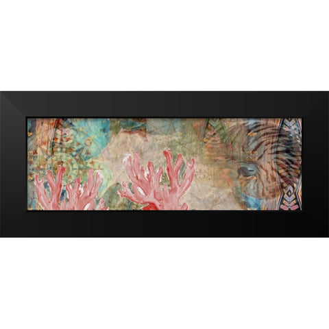 Mexican Shells Black Modern Wood Framed Art Print by Butcher, Sarah