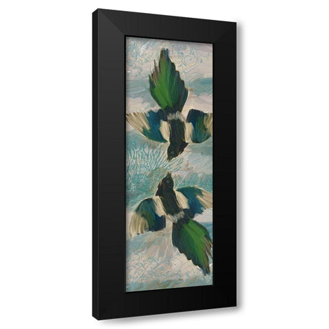 Sky Battle Black Modern Wood Framed Art Print with Double Matting by Butcher, Sarah
