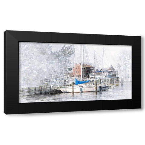 St Michaels Black Modern Wood Framed Art Print by Butcher, Sarah