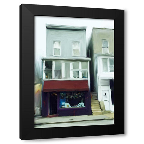 Nerdporium Black Modern Wood Framed Art Print by Butcher, Sarah