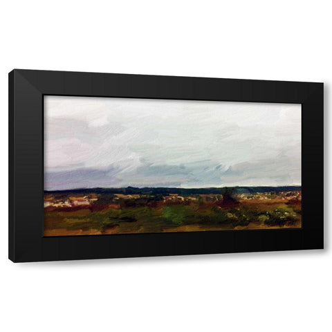 Normandy Land Black Modern Wood Framed Art Print by Butcher, Sarah