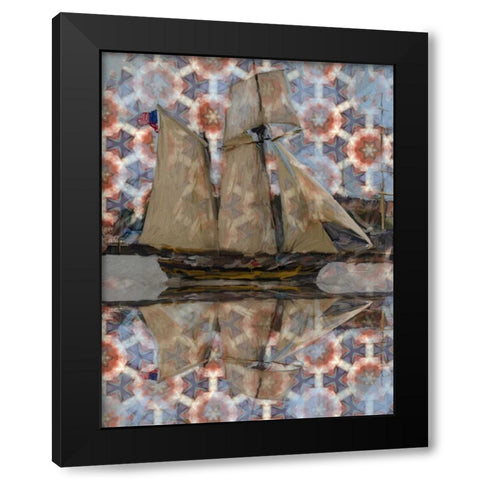Big Sail 2 Black Modern Wood Framed Art Print by Butcher, Sarah