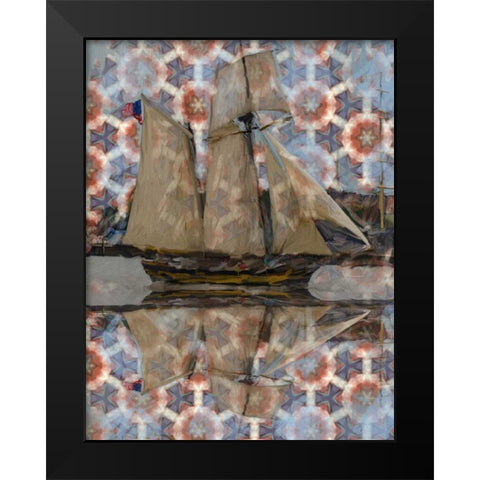 Big Sail 2 Black Modern Wood Framed Art Print by Butcher, Sarah