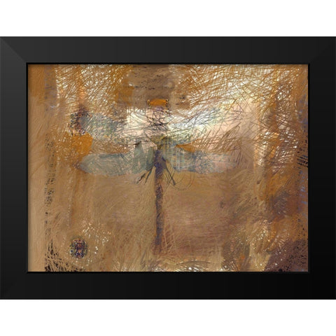 Golden Spirit Black Modern Wood Framed Art Print by Butcher, Sarah