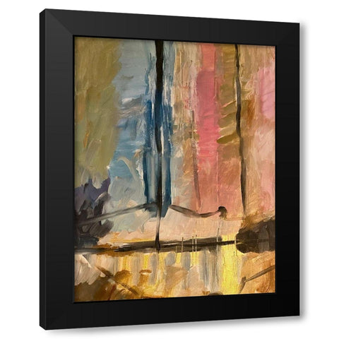 Cathedral Black Modern Wood Framed Art Print by Butcher, Sarah