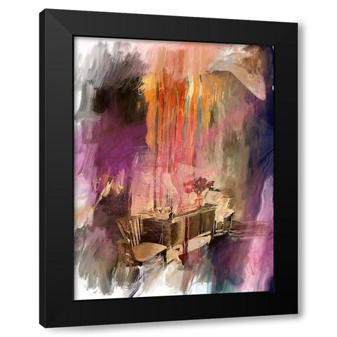 Sunday Brunch Black Modern Wood Framed Art Print with Double Matting by Butcher, Sarah