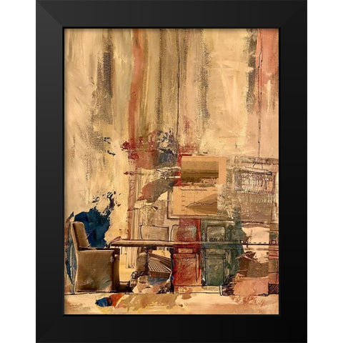 Industrial Debris Black Modern Wood Framed Art Print by Butcher, Sarah