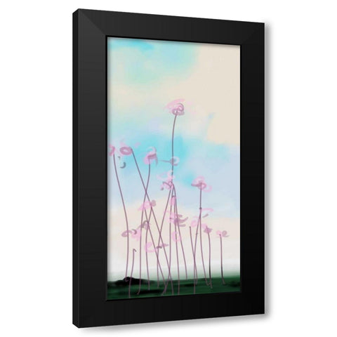 Mellow Meadow 1 Black Modern Wood Framed Art Print by Butcher, Sarah