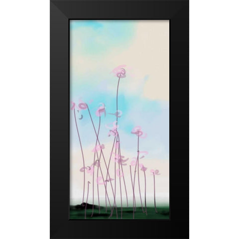 Mellow Meadow 1 Black Modern Wood Framed Art Print by Butcher, Sarah