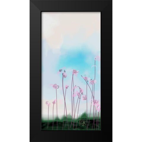 Mellow Meadow 2 Black Modern Wood Framed Art Print by Butcher, Sarah
