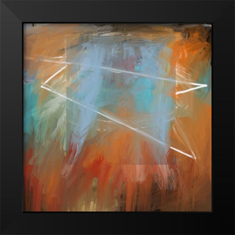Lionâ€™s Gate Black Modern Wood Framed Art Print by Butcher, Sarah