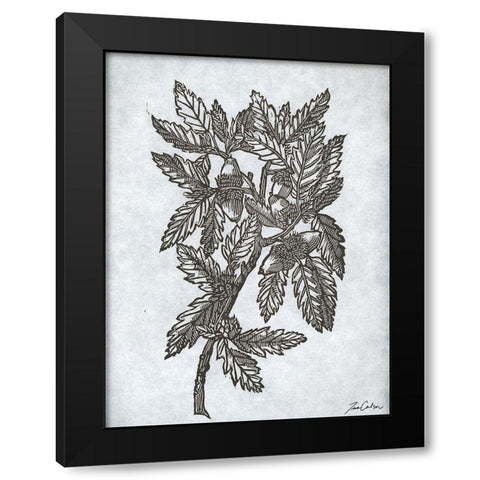 Oak Tree 1 Black Modern Wood Framed Art Print by Carlson, Tina