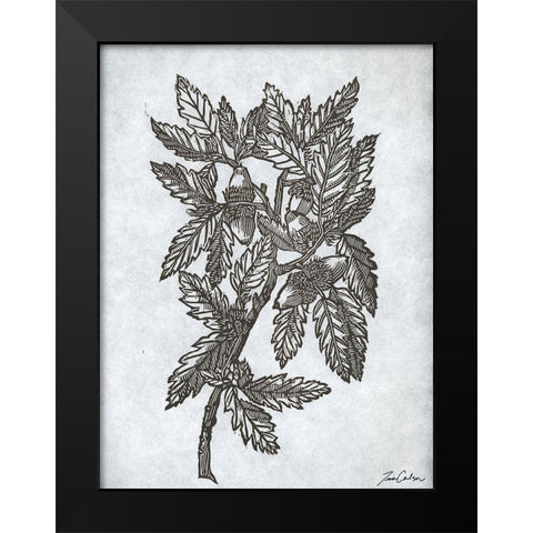 Oak Tree 1 Black Modern Wood Framed Art Print by Carlson, Tina