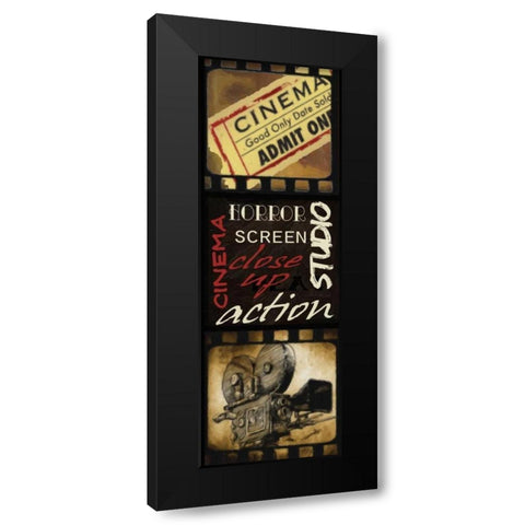 BOX  OFFICE I Black Modern Wood Framed Art Print by Greene, Taylor