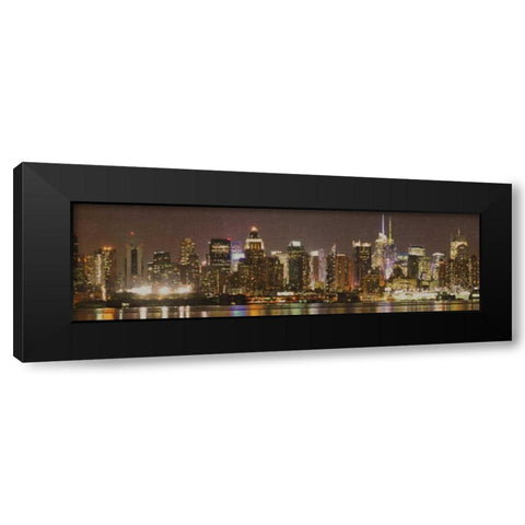 Sepia Skyline Black Modern Wood Framed Art Print by Greene, Taylor