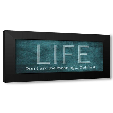 Life Black Modern Wood Framed Art Print with Double Matting by Greene, Taylor