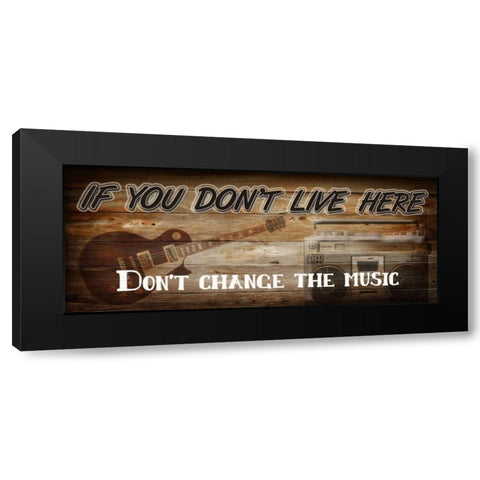 If You Dont Live Here Black Modern Wood Framed Art Print with Double Matting by Greene, Taylor