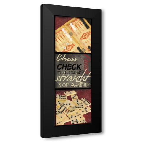 CLASSIC GAMES A Black Modern Wood Framed Art Print by Greene, Taylor