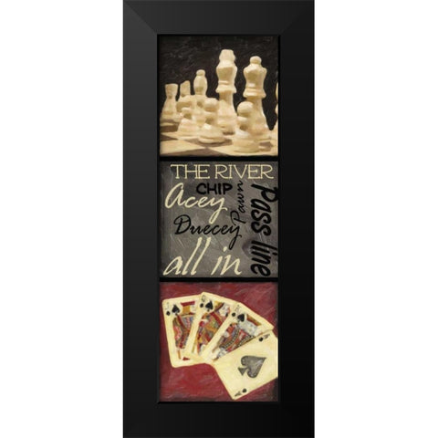 CLASSIC GAMES C Black Modern Wood Framed Art Print by Greene, Taylor