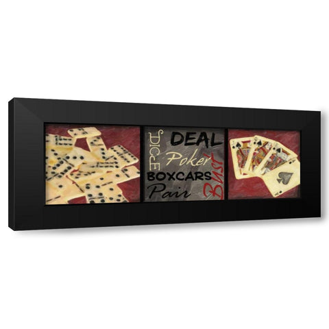 CLASSIC GAMES G Black Modern Wood Framed Art Print by Greene, Taylor