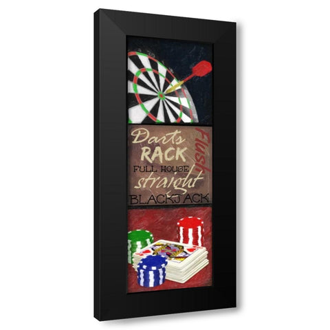 GAMING 9 PATCH 1 Black Modern Wood Framed Art Print with Double Matting by Greene, Taylor