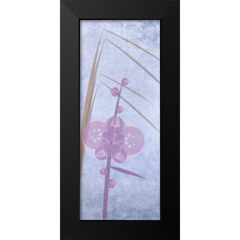 Orchids 2 Black Modern Wood Framed Art Print by Greene, Taylor