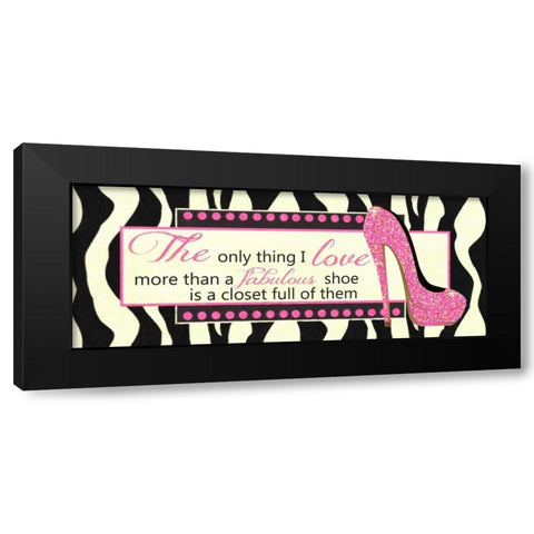 A Closet Full Black Modern Wood Framed Art Print by Greene, Taylor