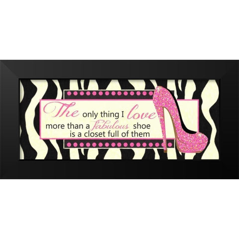 A Closet Full Black Modern Wood Framed Art Print by Greene, Taylor