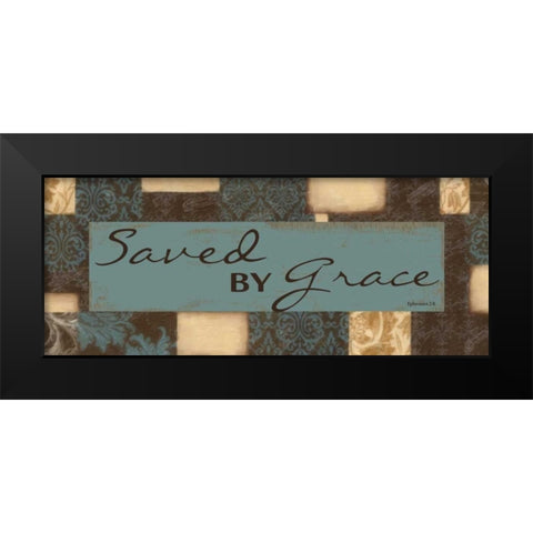 SAVED  Black Modern Wood Framed Art Print by Greene, Taylor