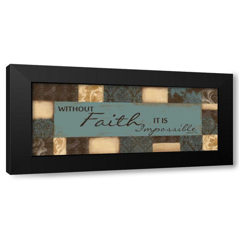 Without Faith Black Modern Wood Framed Art Print by Greene, Taylor