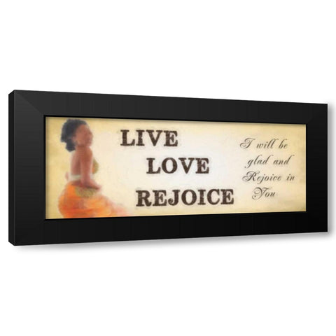 PANEL 2 Black Modern Wood Framed Art Print with Double Matting by Greene, Taylor