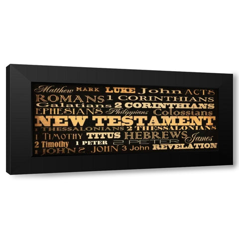 New Testament Black Modern Wood Framed Art Print by Greene, Taylor