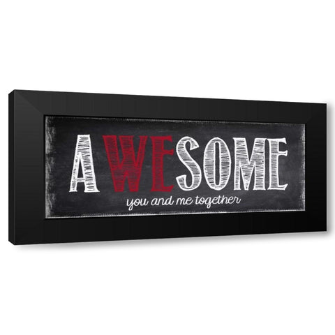AWESOME Black Modern Wood Framed Art Print by Greene, Taylor