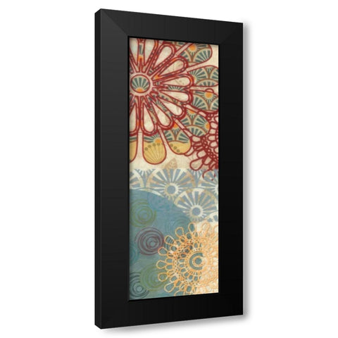 FLORA TRANCE VI Black Modern Wood Framed Art Print by Greene, Taylor