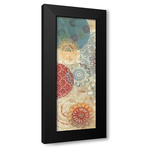 FLORA TRANCE VII Black Modern Wood Framed Art Print by Greene, Taylor
