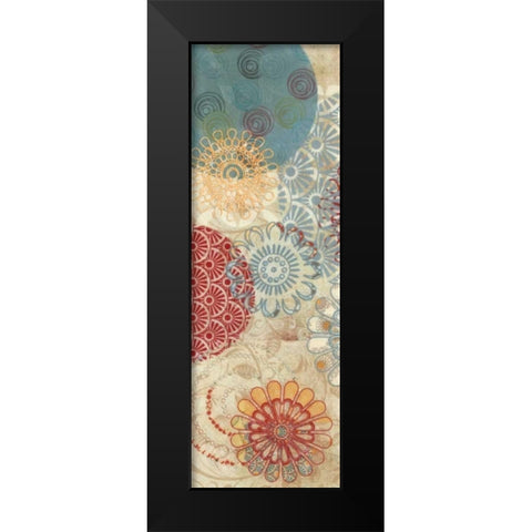 FLORA TRANCE VII Black Modern Wood Framed Art Print by Greene, Taylor