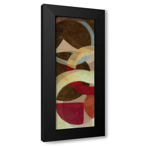 HALO WEAVE III Black Modern Wood Framed Art Print with Double Matting by Greene, Taylor