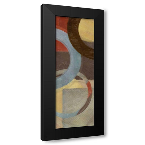 HALO WEAVE IV Black Modern Wood Framed Art Print with Double Matting by Greene, Taylor