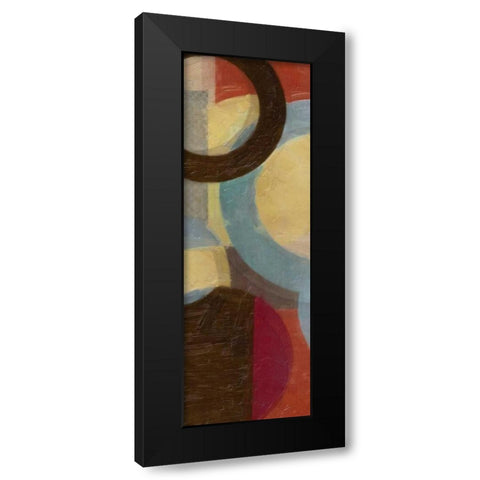 HALO WEAVE V Black Modern Wood Framed Art Print with Double Matting by Greene, Taylor