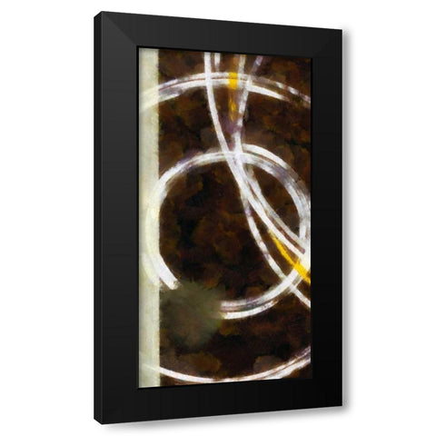 OPALA  PANEL I Black Modern Wood Framed Art Print with Double Matting by Greene, Taylor